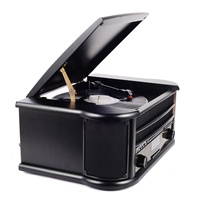 Cassette USB 6 en 1 style rétro, 6 en 1, bluetooth, CD, AM, radio FM, capture de musique, phonophone, lecteur d'enregistrement en vinyle