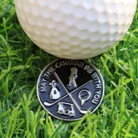 Marqueurs de balles de golf sur mesure Marqueurs de golf en émail gaufré