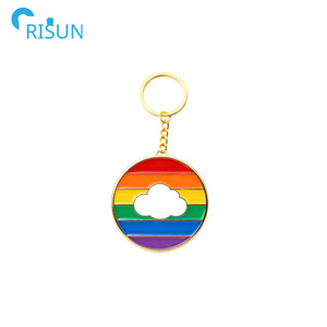 Portachiavi Personalizzabile con Logo, a Forma di Cuore Arcobaleno, Quadrifoglio, Bandiera, Farfalla, <span class=keywords><strong>Luna</strong></span>, Sole, Amore - Llavero - Product Image 5