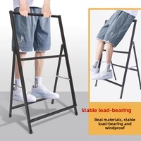 Présentoir publicitaire vertical sur pied, support d'affichage pour affiches, panneau KT double face pliable, moderne, pour extérieur