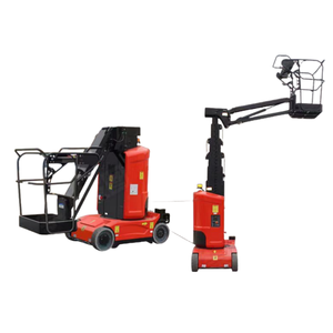 עומס 200 ק "ג מעלית 2-11m נייד חשמלי טלסקופי עצמי דחף בום להרים עבודה אווירית פלטפורמה ניידת עם מחיר נמוך - Product Image 3