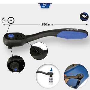 HERRAMIENTAS BRILLANTES-BT022900 1/2 ''Trinquete reversible-EAN 4042146777763 RATCHETS 1/2" - Product Image 2