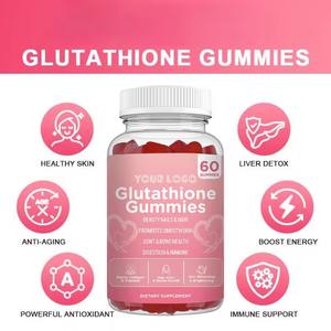 Suplementos Dietéticos Blanqueadores con Glutatión, Favorecen el Cuidado de la Piel y los Antioxidantes, Gomitas de Marca Propia que Contienen Colágeno - Product Image 5