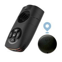 Lampu Sepeda LED Anti Maling Alarm 105dB IPX5 Tahan Air untuk Berkendara Malam Hari, Dapat Diisi Ulang, Rem Tersembunyi, Pelacak untuk Apple Find My Android