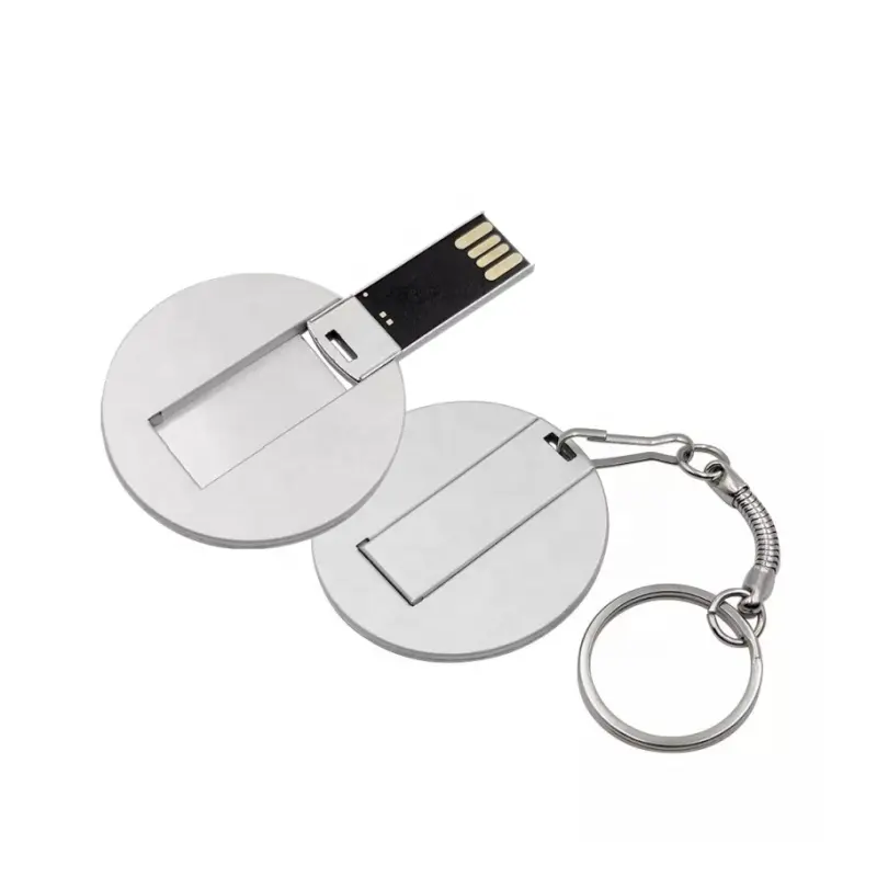 Заводская цена, круглая мини-карта памяти, металлическая флешка, 4 ГБ, 8 ГБ, 16 ГБ, флеш-накопитель с пользовательским логотипом, 32 ГБ, USB-накопитель 128 ГБ