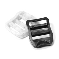 Vente chaude Boucle de sangle réglable en plastique à contour et à tension avec verrouillage à échelle pour sacs à dos, vêtements, chaussures et sacs