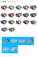 2024 mode personnalisée nouvelles lunettes de plongée sans silicone équipement de plongée en apnée masque de plongée sous-marine