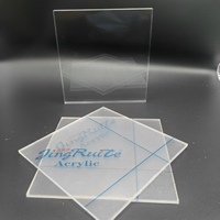 Séparateur de bureau en PMMA transparent, plaque acrylique transparente, pare-éternuements, panneau de séparation, pliage/gravure, tailles personnalisables