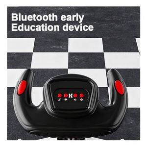 Jouet musical Bluetooth de luxe à roulettes avec projecteur LED, télécommande rouge, plateforme à moteur unique 380, alimentation 12V4.5 - Product Image 5