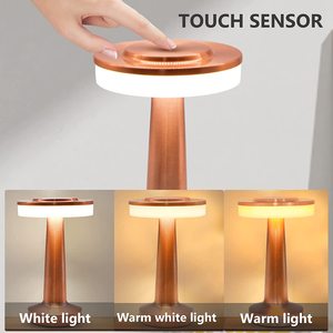 Lámpara de mesa de Bar retro, lámpara de mesa LED con <span class=keywords><strong>sensor</strong></span> táctil, inalámbricas recargables para luces nocturnas restaurante, café, dormitorio, decoración de luz - Product Image 4