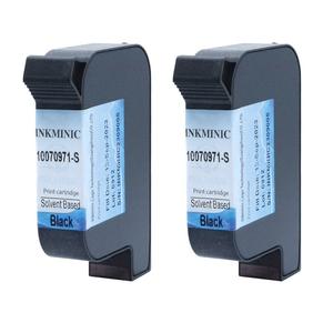 Cartouches d'encre noire à base de solvant Markem Image 10070971-S avec puce pour imprimantes à jet d'encre thermique 1200 1050 - Product Image 2