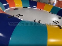 Bateau gonflable suspendue à l'eau, jouet flottant, disco, pour jeux en mer