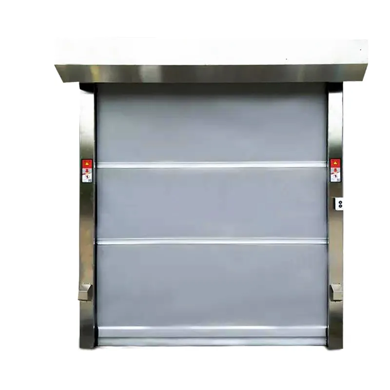 Industrielle schnelle Hersteller liefern direkt automatische PVC-Vorhang tücher saubere Hochgeschwindigkeits-Rolltor