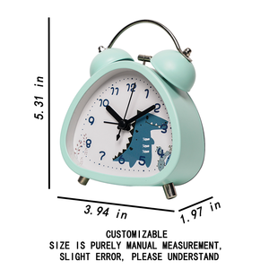 Phim Hoạt Hình Tam Giác Ánh Sáng Ban Đêm Đồng Hồ Báo Thức Trang Trí Nội Thất Im Lặng Chuông Thời Trang Cho Phòng Ngủ Bàn Đồng Hồ - Product Image 6