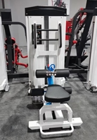 Appareil de fitness réglable en acier pour hanches et jambes, à charge par pignon, avec trajectoire de mouvement, pour la musculation, doté d'une conception ergonomique