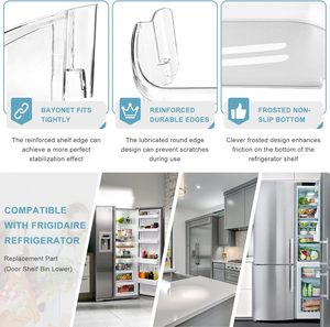 Repuesto de Estante para Puerta de Refrigerador 242126602, Compatible con Refrigeradores Frigi.daire, Reemplazo del Estante para Puerta LFSS2612TF0 - Product Image 5