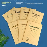 Carnet d'exercices vierge en gros du fournisseur d'usine, cahier de composition économique, cahier quadrillé, cahier scolaire idéal pour un cadeau, cahier d'anglais