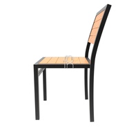 Chaises extérieures de restaurant de cadre en métal de conception simple pour le café pour la décoration de café