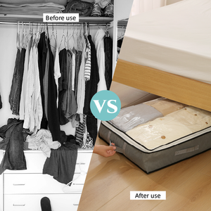 Bolsas de Almacenamiento Plegables de Gran Capacidad para Debajo de la Cama, de Tela No Tejida, para Ropa, Edredones y Mantas, con Asas Reforzadas - Product Image 6