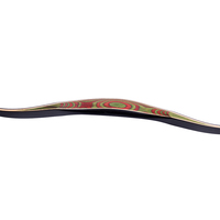Arc mongol SD Archery 52 pouces, arc en fibre de verre, branches en fibre de verre transparente et en bambou pour les débutants en tir à l'arc