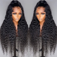 Perruques et extensions de cheveux naturels péruviens, brésiliens, avec dentelle frontale HD, 100% cheveux vierges bruts, tissages et perruques pour femmes noires
