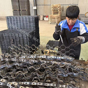 내화재 라이닝 공급업체 스테인리스 스틸 헥스메쉬/헥스스틸 메탈/헥스 그리드, H19 H25 - Product Image 5