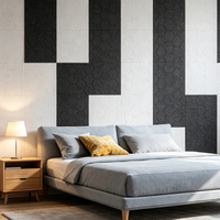 Panneaux muraux en nid d'abeille modernes, 100% fibre de polyester, absorption acoustique, isolation, ignifuges, écologiques, pour hôtels et hôpitaux
