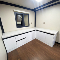 Maison préfabriquée de style industriel urbain chic Poutres exposées Ferme Immeuble de bureaux Panneaux sandwich fabriqués par hôtel avec conteneur
