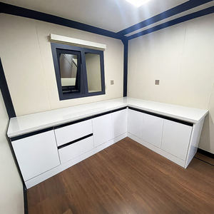 منزل جاهز الصنع أنيق حضري على الطراز الصناعي ، عوارض مكشوفة لمبنى المكاتب والمزارع ، ألواح شطائر مصنوعة بالفنادق تتميز بحاوية - Product Image 4