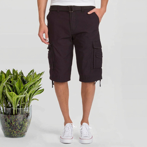 Pantalones Cortos Cargo Casuales para Hombre, Alta Demanda, 100% Algodón, Colores Modernos, Costuras Resistentes, Transpirables, Impermeables, Ecológicos - Product Image 3