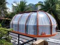 Orient Sunrooms Maisons en verre Projecteur Maison Projet Star Room Projection Star Room