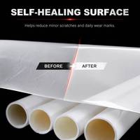 Film de protection de peinture PPF transparent brillant en TPU hydrophile de 1,52 m x 15 m, réparable à la chaleur, pour enveloppement de voiture