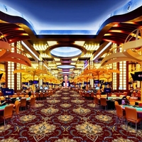 Moquette de casino Axminster de haute qualité, résistante au feu, à motifs floraux