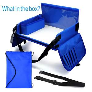 Échantillon gratuit Plateau de repas pour siège auto imperméable pour enfants, plateau de voyage pour tout-petits, organisateur de siège auto, table portable, sac de plateau pour enfants - Product Image 3