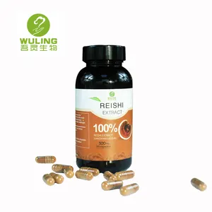 Ganoderma Reishi Lingzhi Paddestoel Extract Poeder Capsules Polysacchariden Beta-Glucan Verschillende Paddestoel Capsules