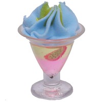 Modèle miniature de crème glacée à l'échelle 1:12 pour maison de poupée, accessoires de jeu alimentaire miniature, ornement de poche DIY