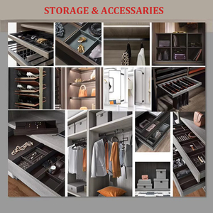 ตู้ข้างเตียงไม้จริงสไตล์มินิมอลนอร์ดิกเรียบง่ายสำหรับห้องนอนและห้องนั่งเล่น ตู้เก็บของผ้า ตู้เสื้อผ้าแบบวอล์คอินไม้โอ๊ค - Product Image 5