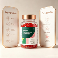 Gummies SYC BIO sans sucre pour la gestion du poids, 60 unités, avec mélatonine et L-théanine, complément alimentaire pour le sommeil, format portable