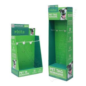 Özelleştirilmiş çevre dostu bağlantısız katlanabilir karton ekran raflar aperatif gıda süpermarket baharat <span class=keywords><strong>Pet</strong></span> köpek davranır şeker - Product Image 6