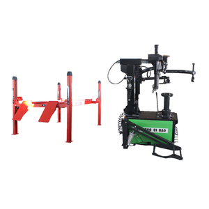 Elevador de autobús para automóviles y camiones de taller de 4 postes, elevador hidráulico de 4000Kg, elevador de estacionamiento de doble cilindro, capacidad de elevación de 4000kg a la venta - Product Image 1