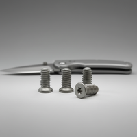 Vis à tête fraisée M2.5 sur mesure en acier inoxydable et titane, visserie CNC non standard, vis de meuble, quincaillerie personnalisée