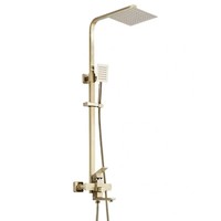 Ensemble de robinetterie de douche en acier inoxydable de haute qualité HLK, mitigeur de baignoire avec 3 fonctions, ensemble de douche pour salle de bain d'hôtel, vente en gros