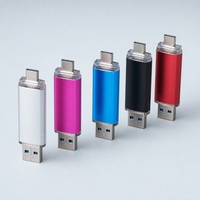 Clé USB A et Type C en métal pour téléphone, tablette, ordinateur portable, logo personnalisé
