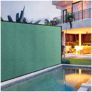 Malla de Privacidad Verde HDPE de <span class=keywords><strong>5</strong></span> Pies, Pantalla de Privacidad para Jardín, Malla Opaca para Balcón y Plantas - Product Image 1