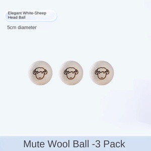 Boules de séchage en feutre 100 % naturelles et écologiques de haute qualité pour assouplir le linge, extra grandes, en laine de mouton - Product Image 6
