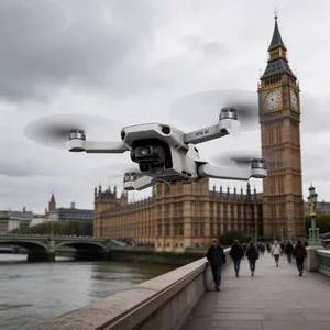 Dron Djer Mini 4k GPS para Principiantes <span class=keywords><strong>con</strong></span> <span class=keywords><strong>Cámara</strong></span>, Control Remoto, Plegable, Giro 3D, Plástico, Transmisión de 10 km, Fotografía Aérea - Product Image 5