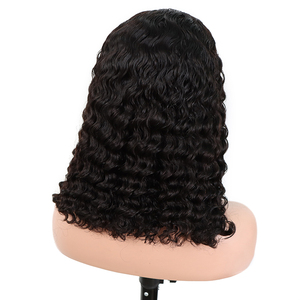 วิกผมบ๊อบลูกไม้ด้านหน้า13x4หนา180% สำหรับ<span class=keywords><strong>ผู้หญิง</strong></span>ผิวดำวิกผมบ๊อบสั้นสีดำธรรมชาติ - Product Image 2