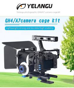YELANGU C500Camera cage GH4Matte box adapté A7S/A7/A7R/A7RII/<span class=keywords><strong>A7SII</strong></span> - Product Image 4
