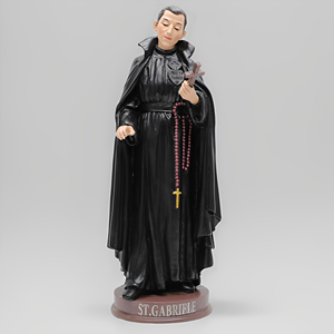 Estatua de Resina Sintética Pintada a Mano de San Gabriel y Nuestra Señora de los Dolores, Modelo Navideño, Estilo Yu Yan Guang Dong, para Uso Religioso Católico - Product Image 1