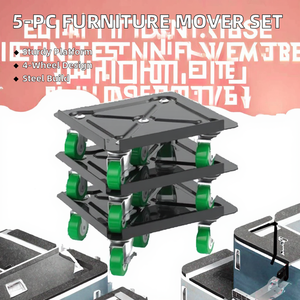 Hochleistungs-360-Grad-Stahlmöbelbewegungswagen mit Allrad plattform zum Bewegen von Sofas und Geräten OEM anpassbar - Product Image 3